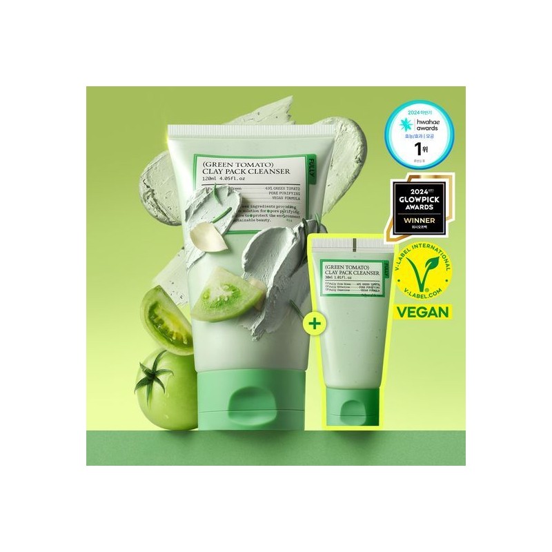 fully Pack Cleanser 120ml+30ml Set &ndash; Green Tomato/ Red Tomato/