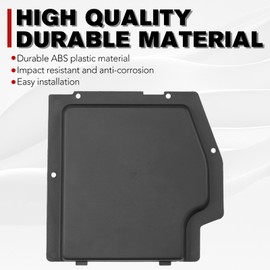 A & UTV PRO Battery Cover Kit for Can Am Maverick X3 MAX 2017-2022 All Models, Plastic Battery Cover Plate Accessories, Black, 1PC