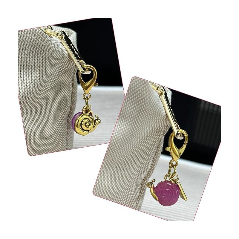 LXHSLJN Agate Snail Keychain Bag Charms for Women Handbags Cute