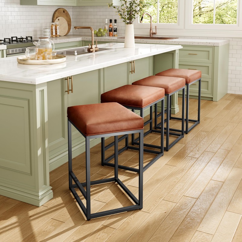 MAISON ARTS Counter Height 24" Bar Stools Set of 2