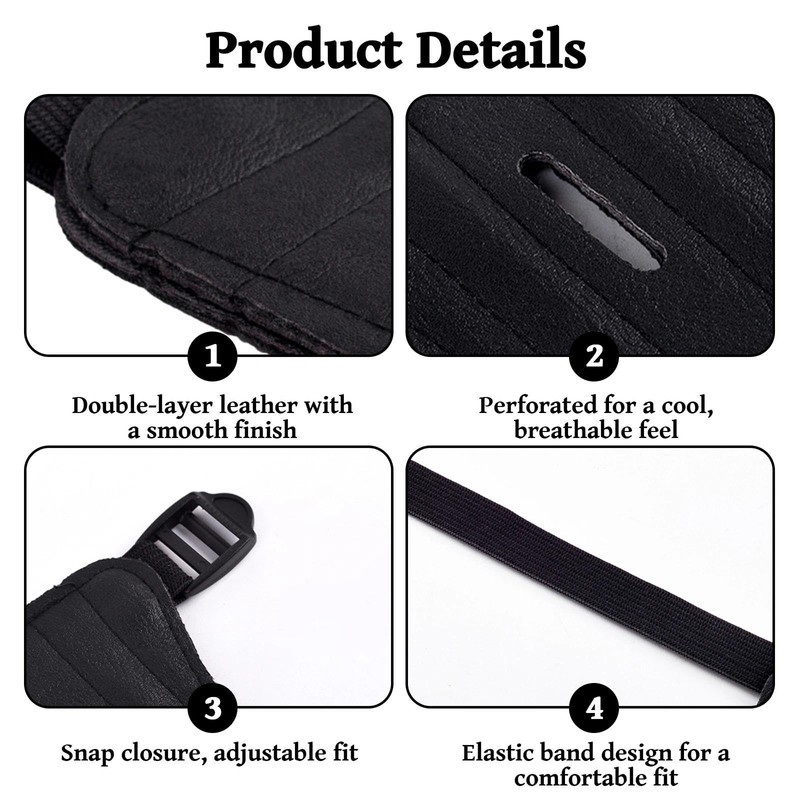 Archery Arm Guards Forearm Guard Leather Wrist Guard with Adjustable