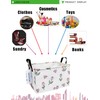 LANGYASHAN Rectangular Storage Bin Collapse Canvas Fabric Cartoon Storage Basket