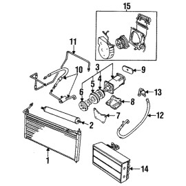 URO Parts MHD7410AB A/C Receiver Drier / Accumulator