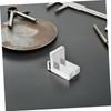 Operitacx 2pcs Adjustable Glass Shelf Brackets Supports for Thickness Stable