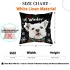 Doobicy Lovely Christmas Dog Pillow Covers 18x18 Inch Set of