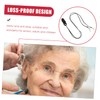 minkissy Universal Hearing Amplifier Tether Cord Anti-loss Lanyard Secure Clip
