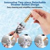 2 Pcs Bathroom Sink Drain Strainer, Pop-up Bathroom Sink Strainer