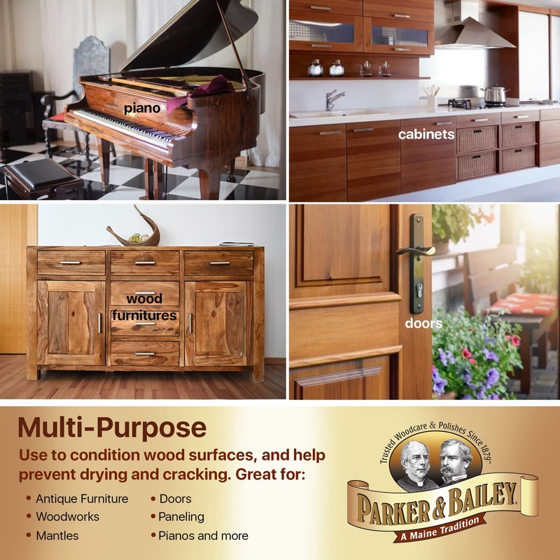 Parker & Bailey Furniture Cream - Multisurface Wood Cleaner and