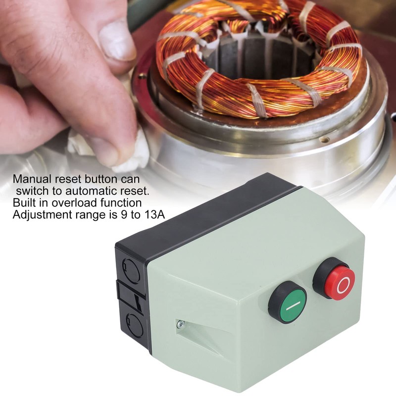 Focket Magnetic Electric Motor Starter, 2.2KW Single Phase 220/230V 4KW
