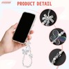 PYSEOSISE Beaded Phone Charm, 6 Pcs Beaded Phone Wrist Strap,