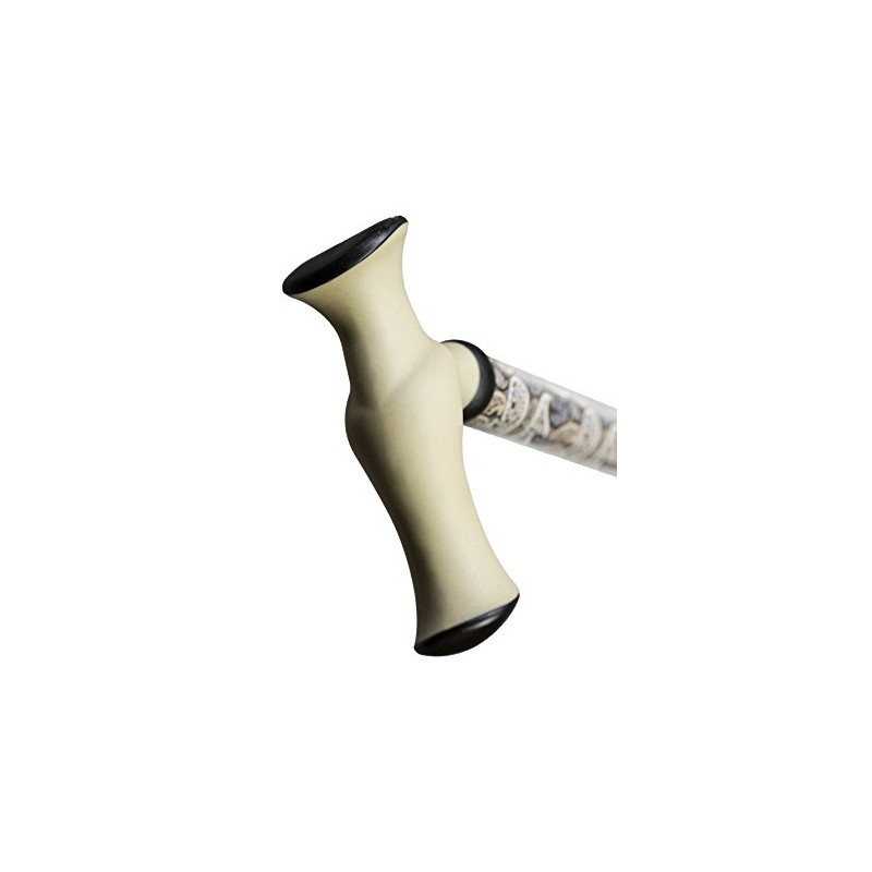 Gastrock Deluxe Folding Stick "Super-Soft Escort-Ergonomic" Paisley