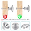 PERFETSELL 20 PCS Kitchen Door Knobs Stainless Steel Cupboard Handles