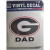 Georgia 6" Dad Vinyl Decal