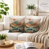 Outdoor Chair Cushion Covers 18x18 Set of 2,Cute Throw Pillows