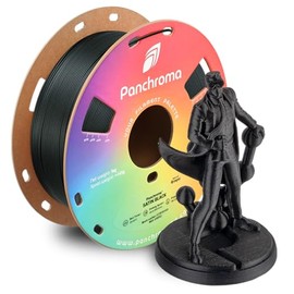 Polymaker Panchroma PLA Filament, Satin Black 1.75mm 3D Printing Filament, 3D Printer PLA Filament, Fit Most FDM 3D Printers, 1kg Spool (2.2lbs)