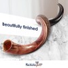 HalleluYAH HalleluYAH Original Kosher 32-35 Half-Polished Kudu Shofar From Israel