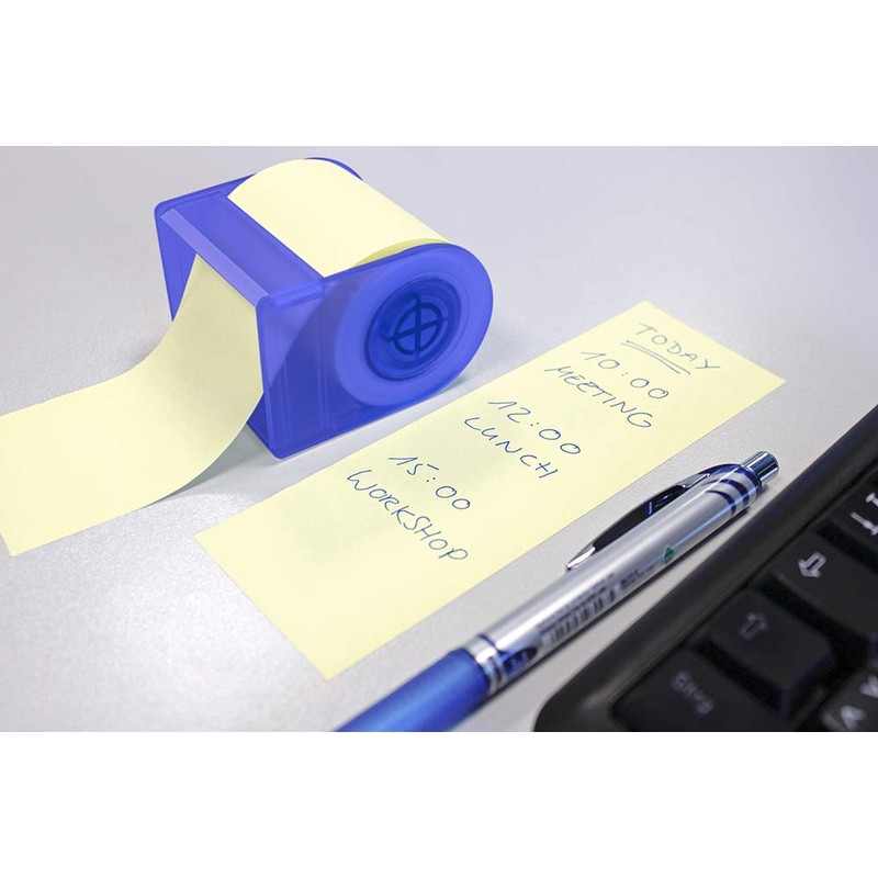 Roll Notes Sticky Note Dispenser with 2 Integrated Tear Off