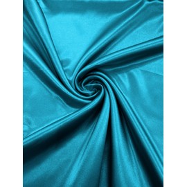 Backdrop King Inc Crepe Back Satin Bridal Fabric Draper/Prom/Wedding/58" Inches Wide Japan Quality (Teal, 6 Yards)