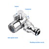 DOITOOL Faucet Diverter Valve with Aerator and Male Threaded Adapter,