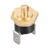uxcell KSD301 Thermostat, Temperature Control Switch 85°C Copper M6 Normally
