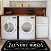 Farmhouse Laundry Room Rug 20"x47" Non Slip Floor Mat Runner
