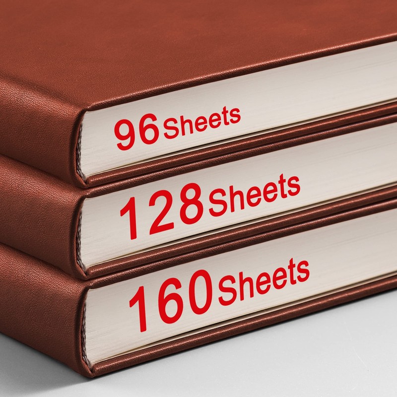 RETTACY Lined Journal Notebook - A5 Note Book Hardcover Thick