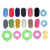 Pompom Maker 4 Different Sizes Easy Operation Plastic Pom Maker
