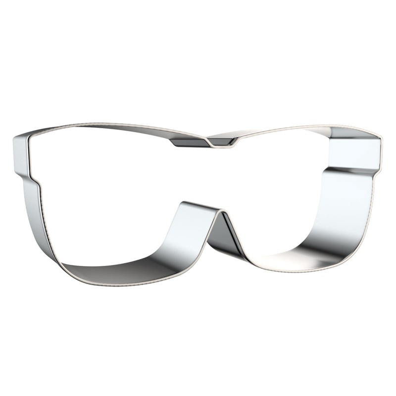Glasses Sunglasses Cookie Cutter Set for Baking, 5/4/3/2 inch, 4