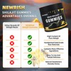 Newrish Gold Shilajit Gummies - 100% Natural & Organic -