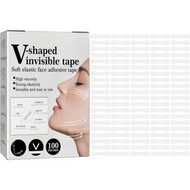 Parches Faciales V-Line Para Levantamiento Y Cuidado Del Rostro Levantamiento y Cuidado del Rostro, Adhesivos Tensoriales, Para Músculos Faciales y Mentón, Lifting Natural Diario,100 Piezas