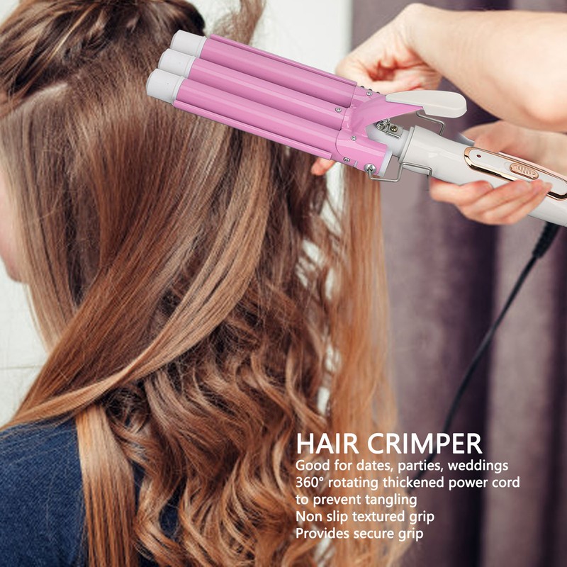 Barrel Wand Curling Iron 3 Barrel Heat Up Quickly Curling