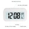 JOPHEK LCD Digital Alarm Clock, Travel Alarm Clock with Temperature