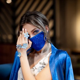 2880 Pcs Flatback Hotfix Rhinestones, Glitter Stones, Blue, 4 mm, Glass, for Crafts, Iron-On for Fabrics (SS16, Blue)