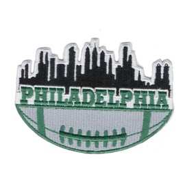 MJshop29 Philadelphia City American Football Fan Favorite Team Iron On Patches for Clothing Backpacks Jeans Motorcycle Patch Sew On Custom Jackets Hats Tactical Bags