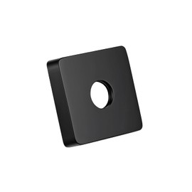 Extra Large Shower Arm Flange 2.5" in Outer Diameter Replacement Shower Head Arm Escutcheon Plate Suitable for Most Brands Shower Head Arms, Matte Black