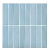 YOFUN 10-Sheet Blue Peel and Stick Backsplash Tiles, Self-Adhesive Waterproof