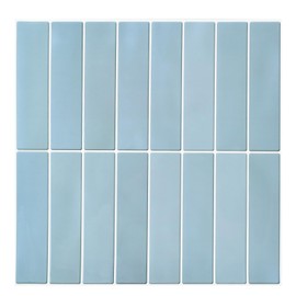 YOFUN 10-Sheet Blue Peel and Stick Backsplash Tiles, Self-Adhesive Waterproof Wall Stickers for Kitchen & Bathroom