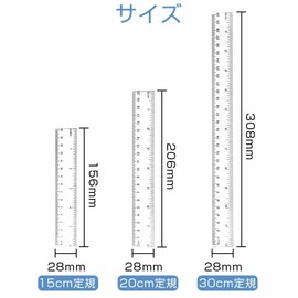CHANGJIQ Transparent Ruler Plastic Drawing Tool Measuring Tool Scale Inch CM Metric Sturdy Reusable Stationery for Student School Office Home Learning (Plastic, 15cm, 15cm)