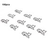 100pcs Cat Shape Paper Clips Increased Slip Resistance Rustproof Metallic