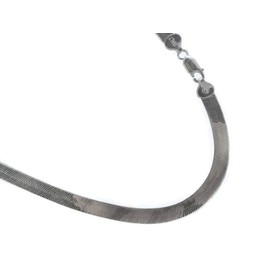 JOSCO Sterling Silver 6.9mm Herringbone Necklace. Italian .925 Chain. 16,18,20,22,24,30 inches (24 Inches)