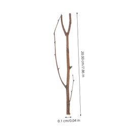 Beatifufu DIY Wood Sticks for Crafts Natural Log Branches Wooden Logs for Crafts Decor