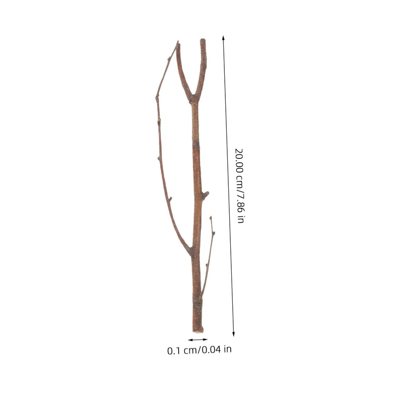 Beatifufu DIY Wood Sticks for Crafts Natural Log Branches Wooden