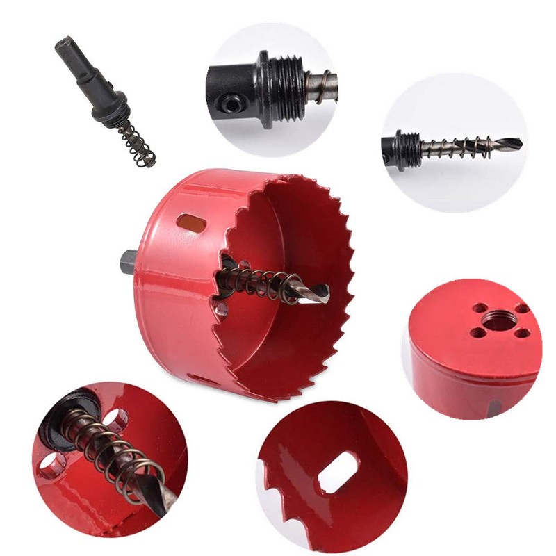 M42 HSS Bi-Metal Hole Saw with Hex Adapter and Pilot