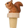 WG4990 Squirrel Bottle Stopper - Decorative Hand Carved Bottle Stopper