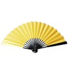 Z412 Double-sided Golden Fan, Cosplay, Black Bones, Length 9.1 inches