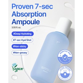 O'EARTH Triple Layer HyaluronCica 7sec Serum In Ampoule - Ultra-Hydrating, Soothing, Non-Sticky Formula for Deep Skin Nourishment and Firmness, 3.6 fl.oz.