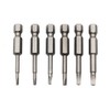 Fongmore 6 Pcs 50mm 1/4 Hex Shank Magnetic Triangle Head