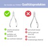 TITANIA Extra Sharp Professional Nail Clippers (10.5 cm) • Strong