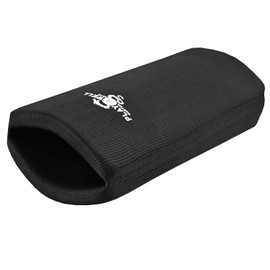 Playwell Martial Arts Black Full contact Padded Both sides Forearm Guards - NEW (Large)