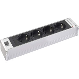 Rittal 7856.100 19 Inch Network Cabinet Power Strip Protective Contact Socket Black